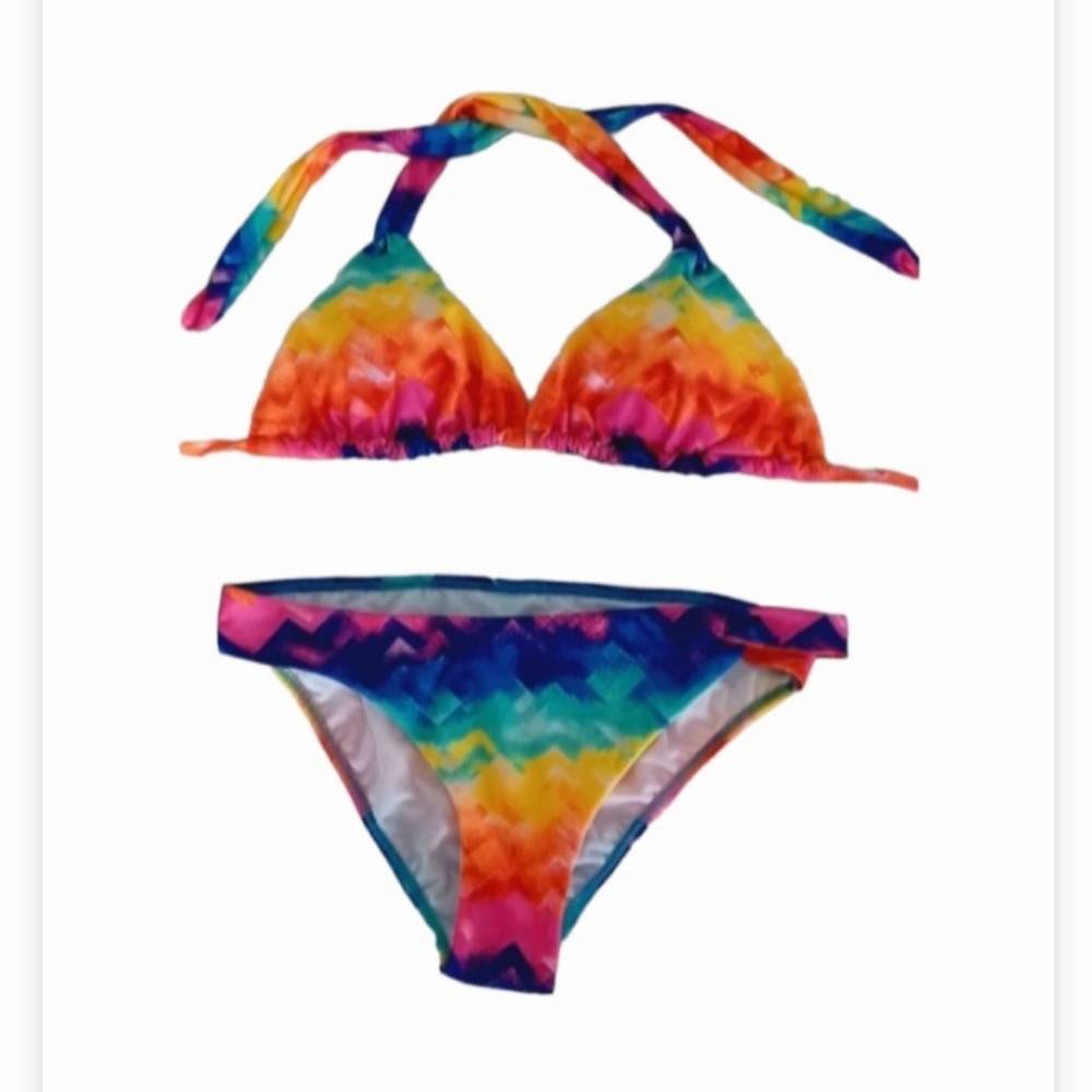 34DD VENUS Rainbow Zigzag Bikini